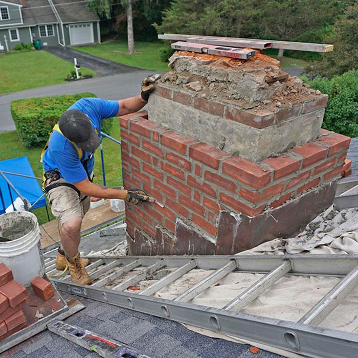 chimney repairs & rebuild contractors framingham newton springfield worcester watertown massachusetts four seasons masonry & roofing